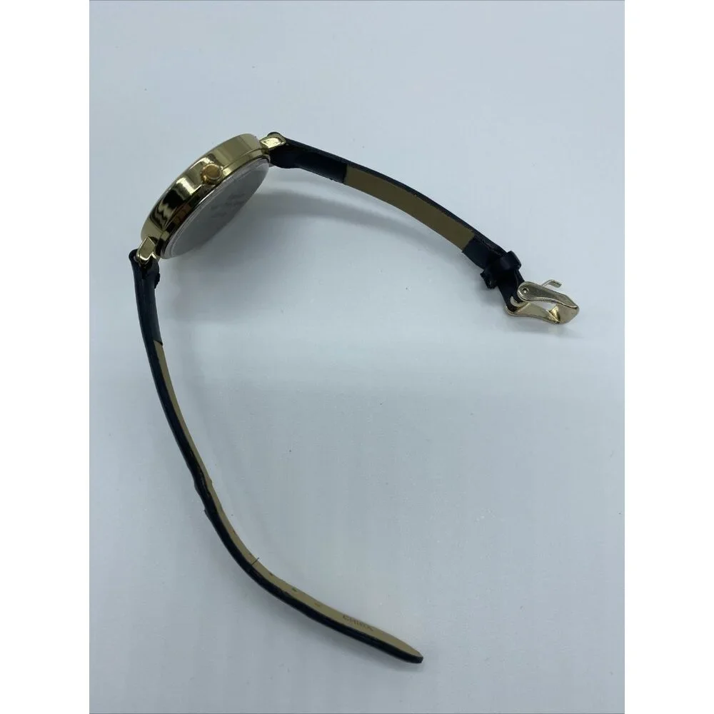 Jessica Carlyle Cat Watch Black Band Quartz Movt 1941 Stainless Back